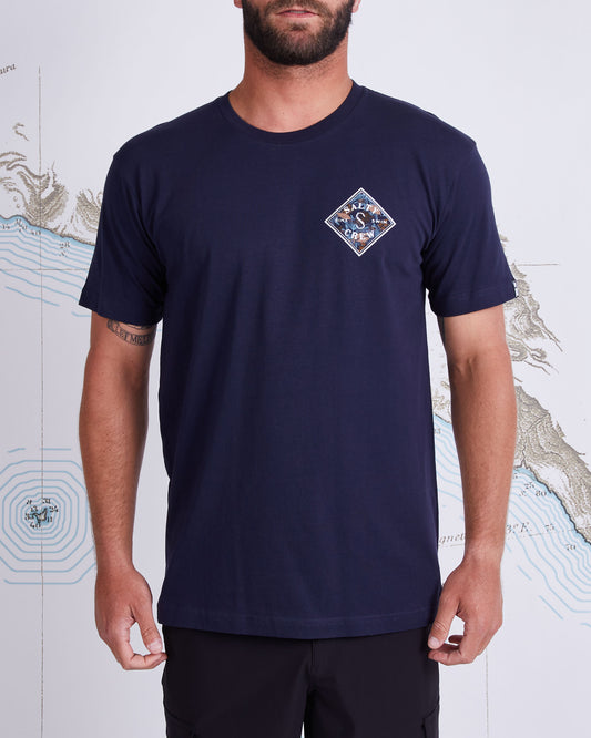 TIPPET TACKLE PREMIUM S/S TEE - Navy