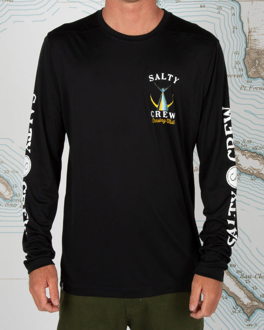 Tailed L/S Sunshirt - Black
