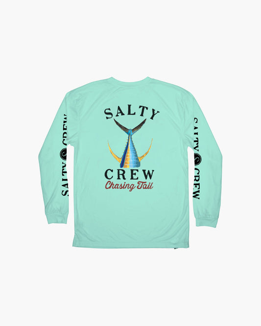 Tailed L/S Sunshirt - Sea Foam - Salty Crew Australia
