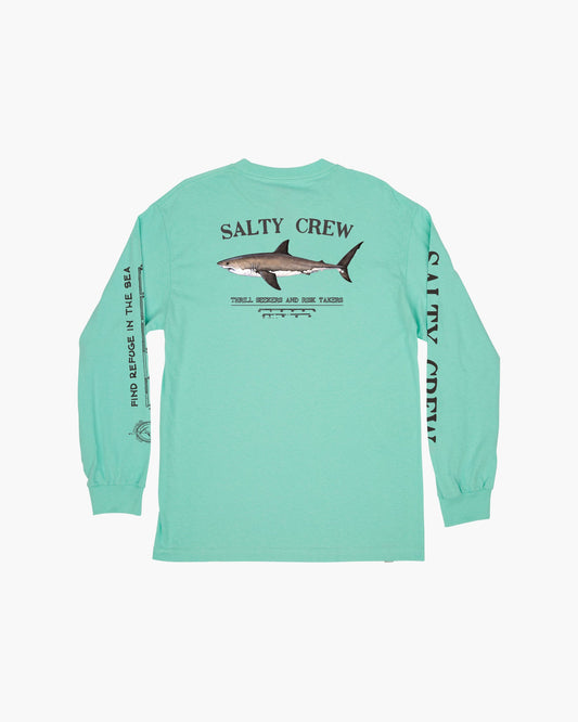 Bruce L/S Tee - Sea Foam - Salty Crew Australia