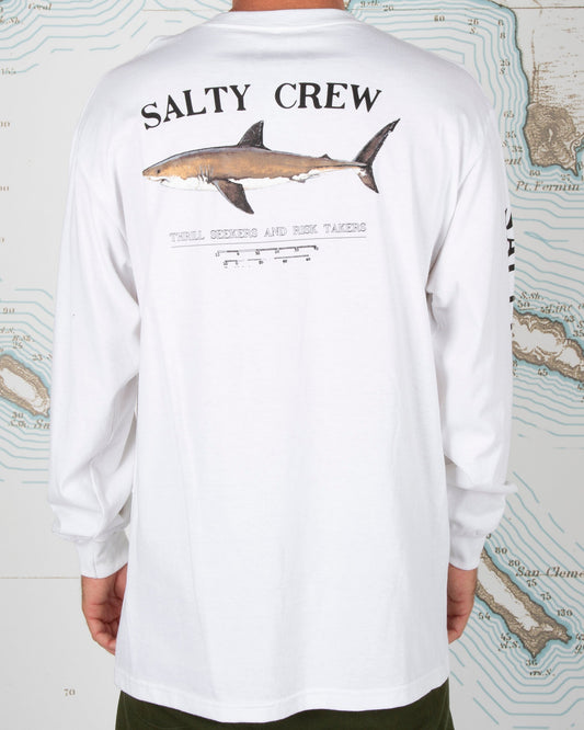 Bruce L/S Tee - White