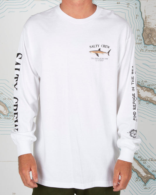 Bruce L/S Tee - White