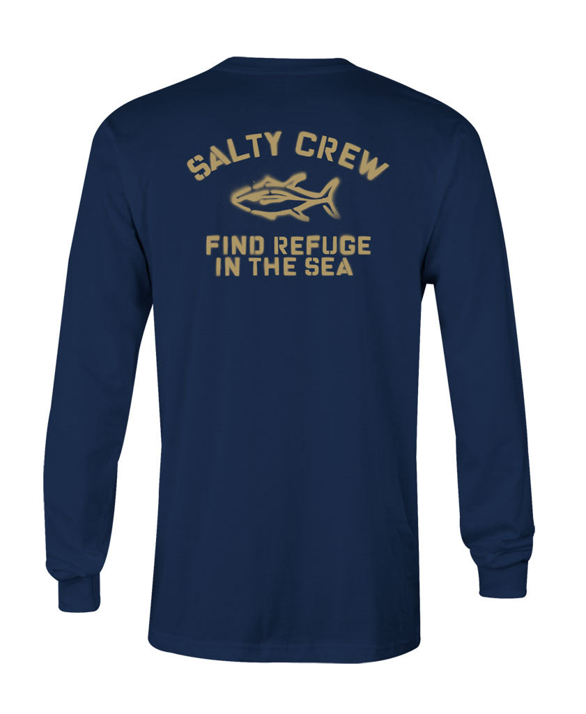 Vandal L/S Tee Long Sleeve Tees - Salty Crew Australia