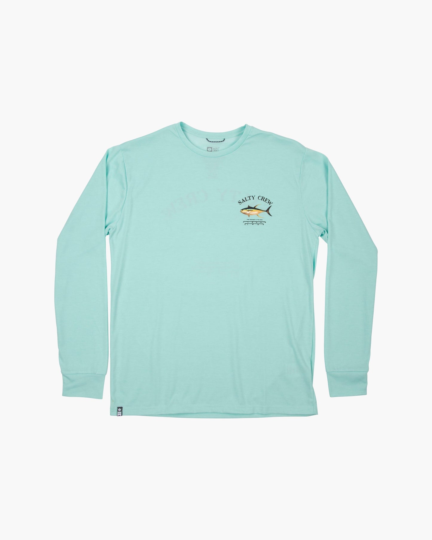 Ahi Mount Tech LS Tee - Sea Foam