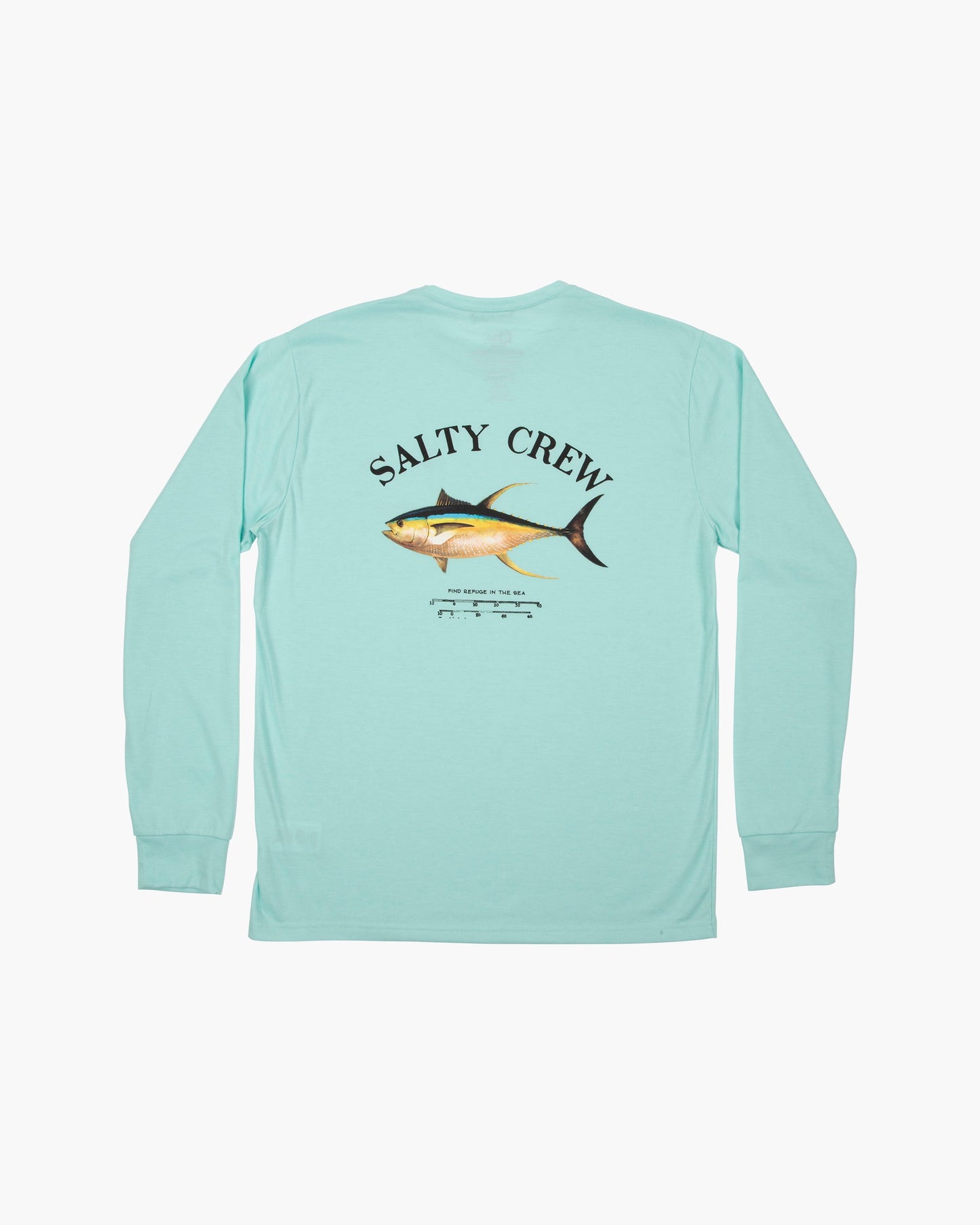 Ahi Mount Tech LS Tee - Sea Foam