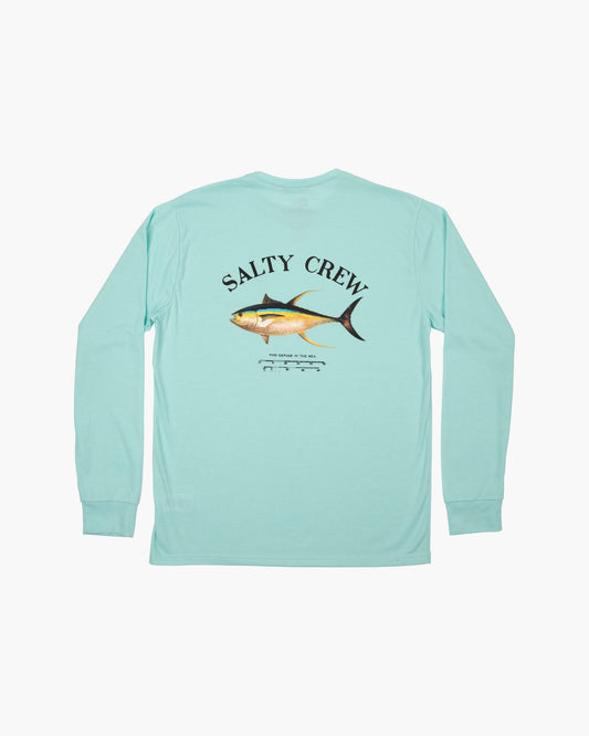 Ahi Mount Tech LS Tee - Sea Foam