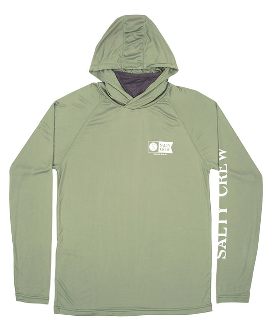 Alpha Pinnacle Tech Hood Mask Tech Shirts - Salty Crew Australia