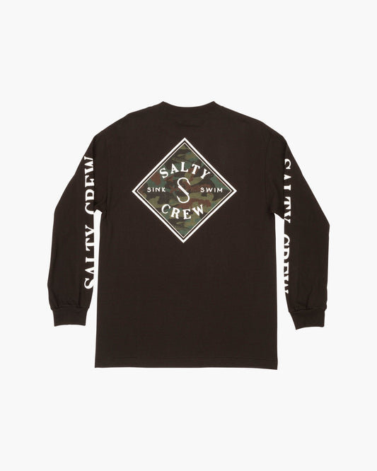 Tippet Decoy Standard L/S Tee - Black - Salty Crew Australia