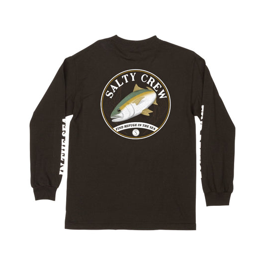 Homeguard Standard L/S Tee - Black - Salty Crew Australia