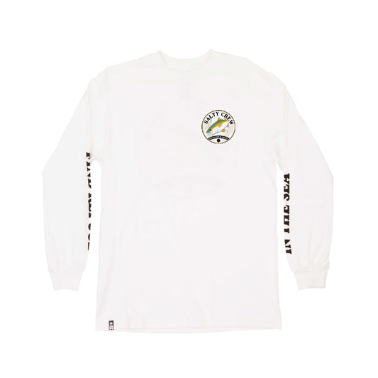 Homeguard Standard L/S Tee - White - Salty Crew Australia