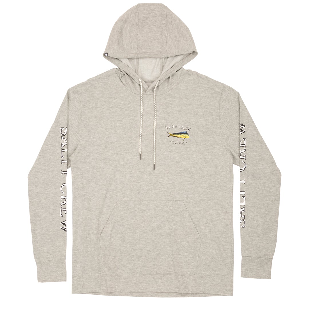 EL DORADO HOOD TECH TEE - Athletic Grey