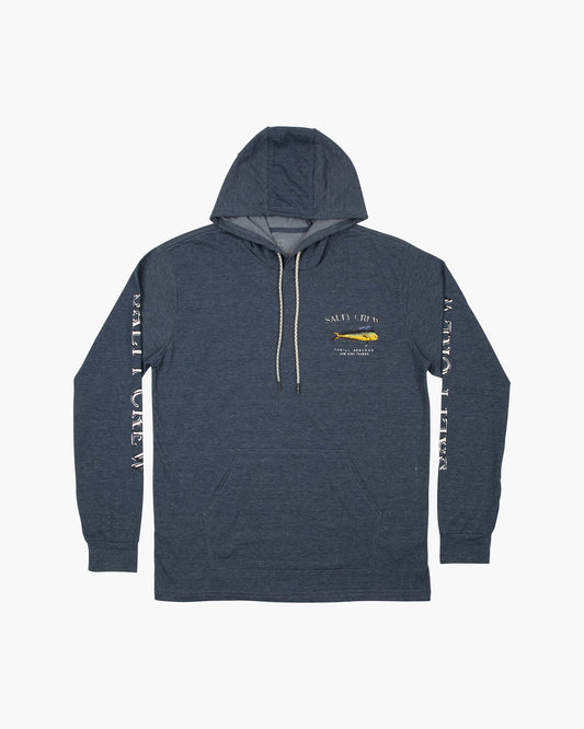 EL DORADO HOOD TECH TEE - Navy - Salty Crew Australia