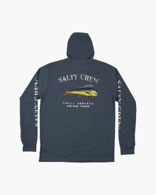 EL DORADO HOOD TECH TEE - Navy - Salty Crew Australia