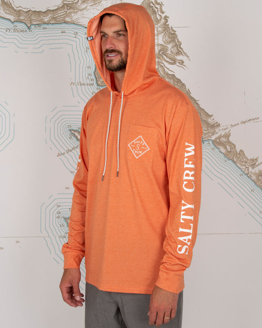 TIPPET POCKET HOOD TECH TEE - Sunburn