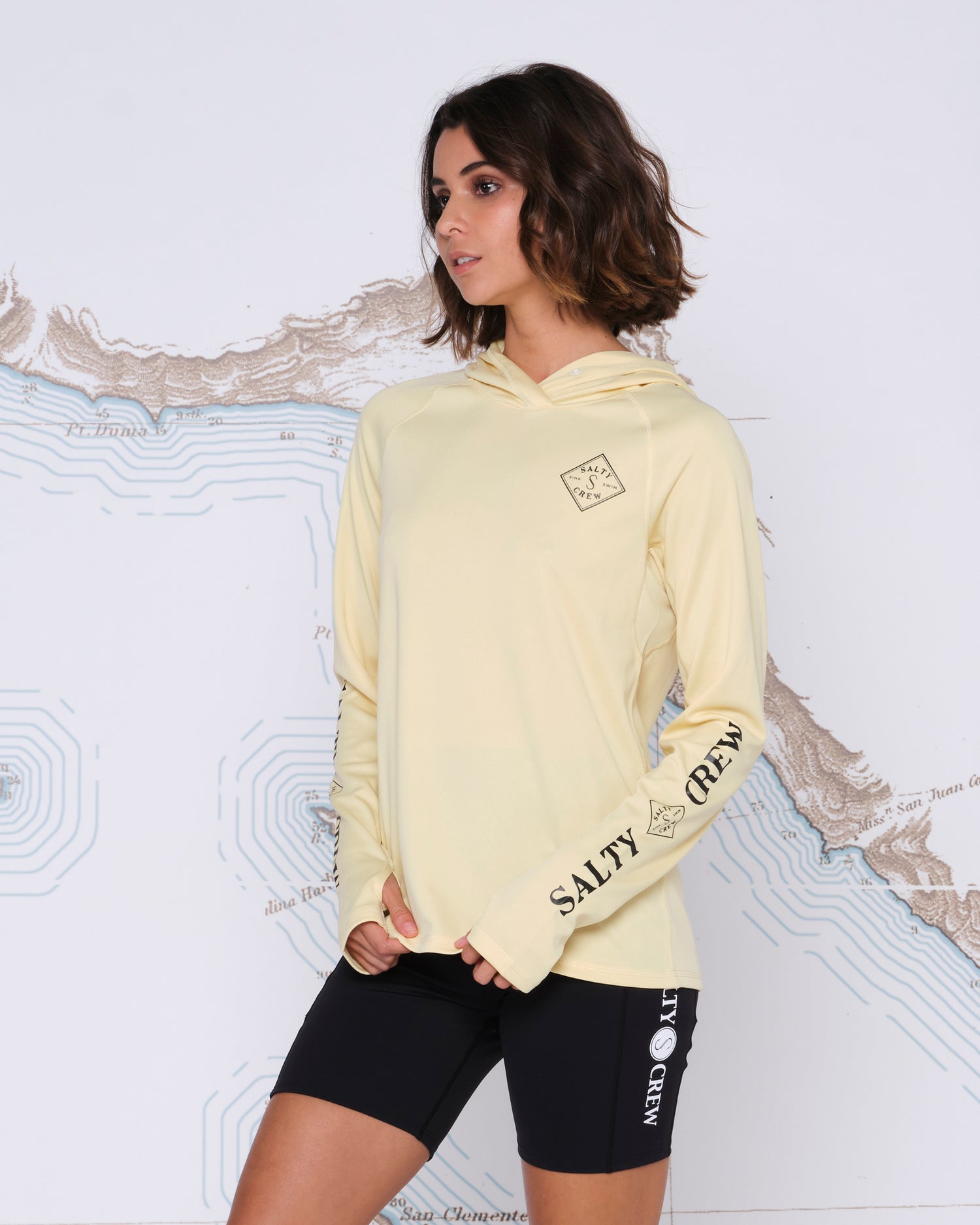TIPPET PINNACLE HOODY - Banana