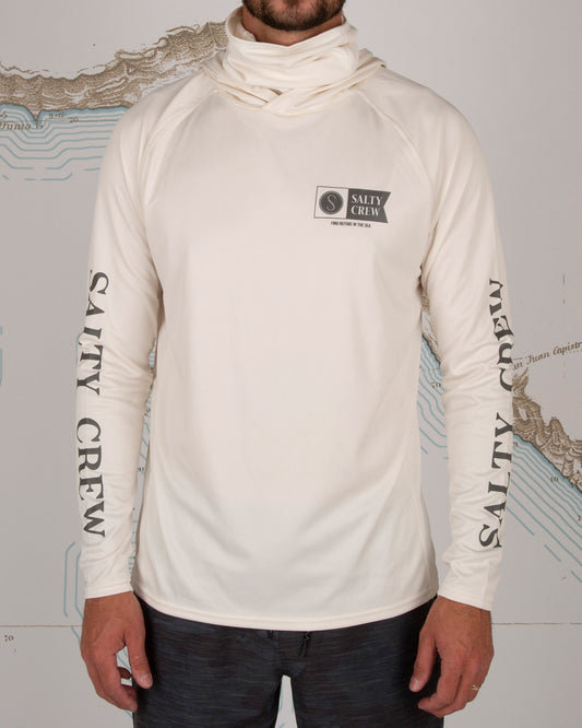 ALPHA FLAG PINNACLE + MASK - Off White - Salty Crew Australia