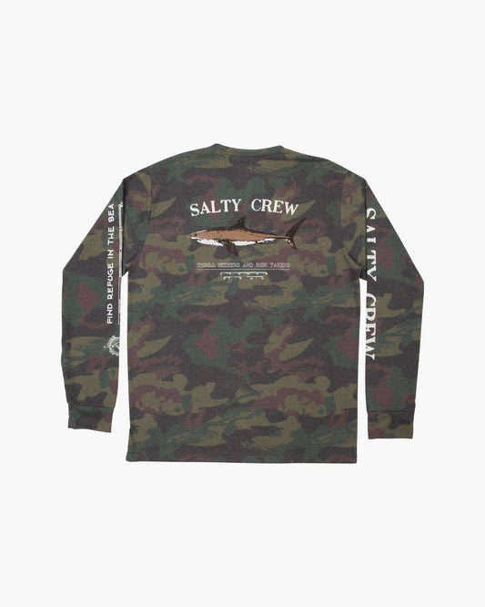 Bruce L/S Tech Tee - Camo - Salty Crew Australia