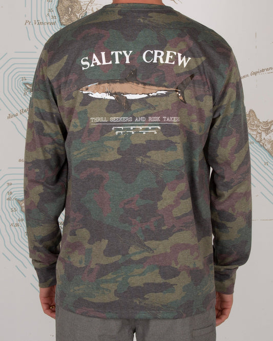 Bruce L/S Tech Tee - Camo - Salty Crew Australia