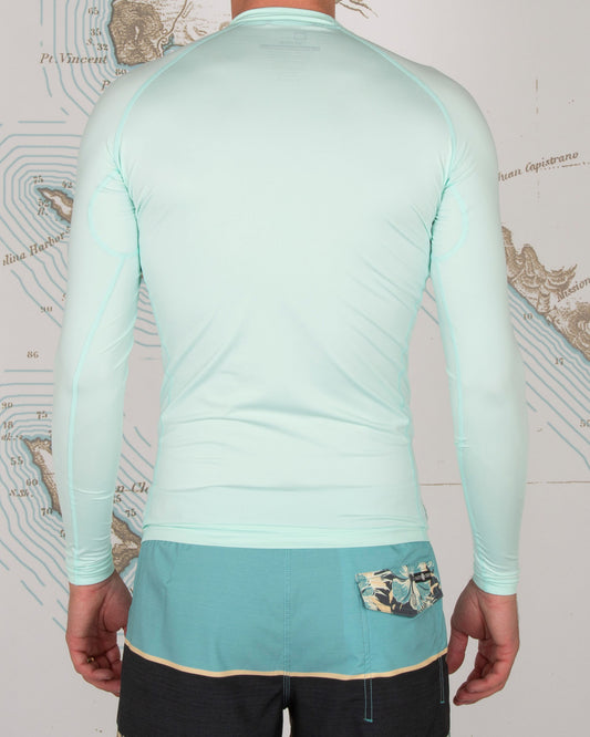 SHELTER L/S RASHGUARD - Sea Foam - Salty Crew Australia