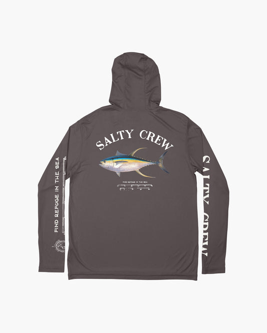 AHI MOUNT HOOD SUNSHIRT - Charcoal