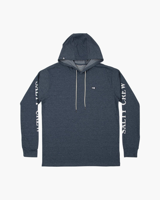 DECKHAND HOOD TECH TEE - Navy