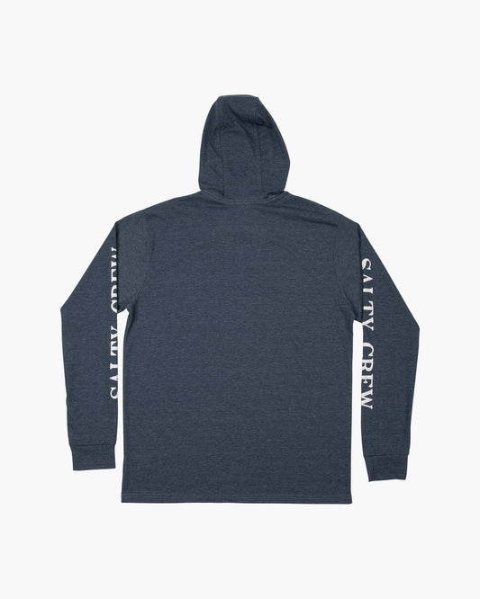 DECKHAND HOOD TECH TEE - Navy