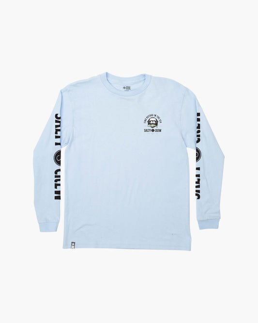 MOUTHFUL BOYS L/S TEE - Light Blue