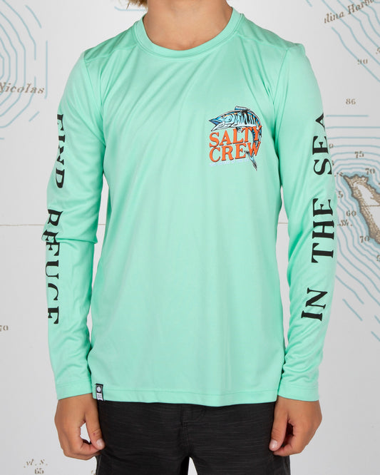 OH NO BOYS SUNSHIRT - Sea Foam
