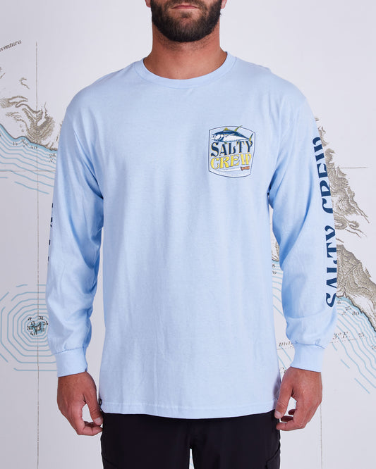 FILET STANDARD L/S TEE - Light Blue