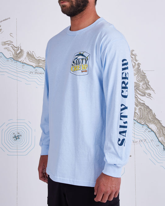 FILET STANDARD L/S TEE - Light Blue