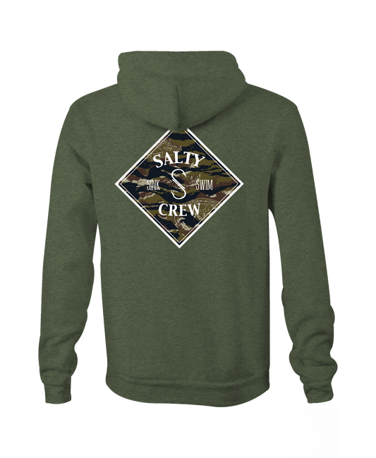 Tippet Camo Hood Fleece Fleece - Salty Crew Australia