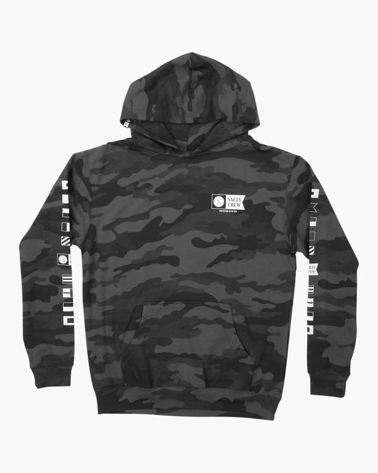ALPHA FLAG BOYS FLEECE - BLACK CAMO