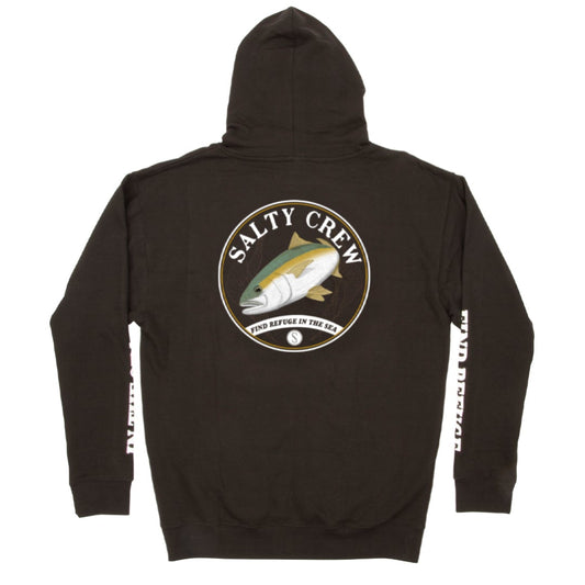 Homeguard Hood Fleece - Black - Salty Crew Australia