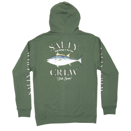 Big Blue Hood Fleece - Alpine Green - Salty Crew Australia
