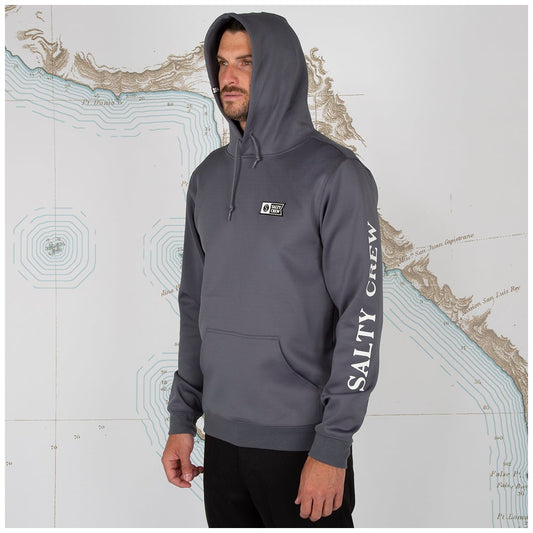 Alpha Tech Fleece - Charcoal - Salty Crew Australia