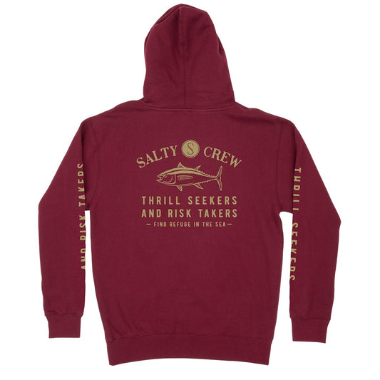 FISHMONGER FLEECE - BURGUNDY