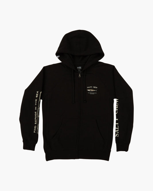 BRUCE ZIP HOODY - Black - Salty Crew Australia