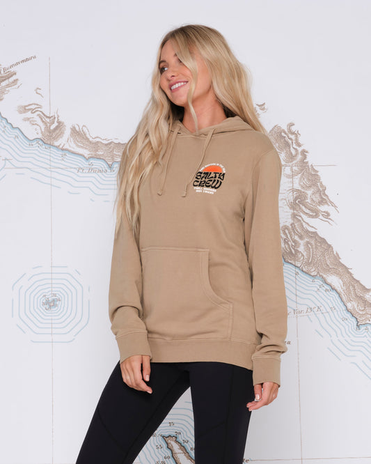 SUNRISE BOYFRIEND HOODY - Sandstone - Salty Crew Australia