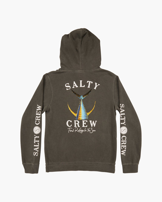 TAILED BOYFRIEND HOODY - Faded Black - Salty Crew Australia