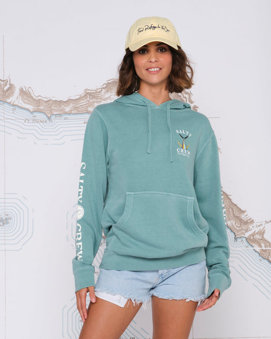 TAILED BOYFRIEND HOODY - Mint - Salty Crew Australia