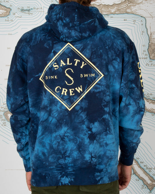 Tippet Tie Dye Fleece - Blue - Salty Crew Australia