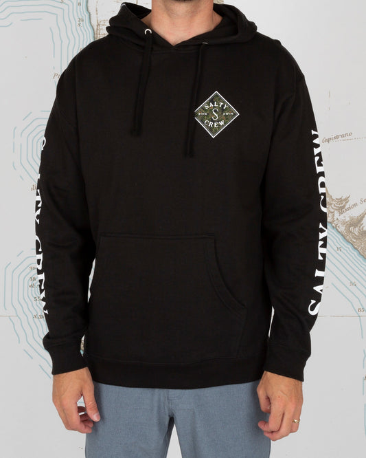 TIPPET TIDE FLEECE - Black - Salty Crew Australia