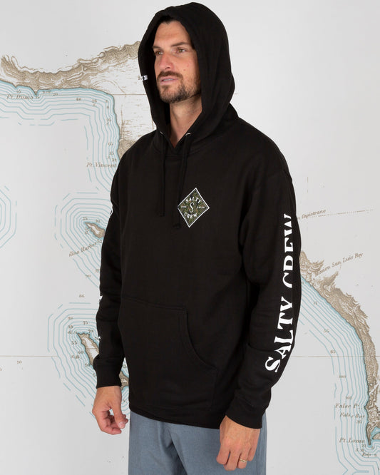 TIPPET TIDE FLEECE - Black - Salty Crew Australia