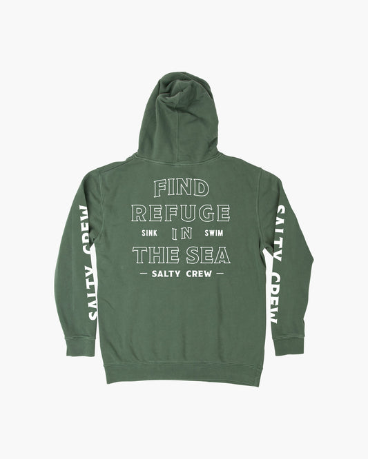REFUGE OVERDYE FLEECE - Alpine - Salty Crew Australia