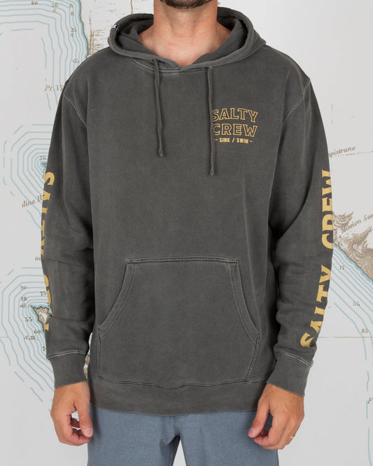 REFUGE OVERDYE FLEECE - Black