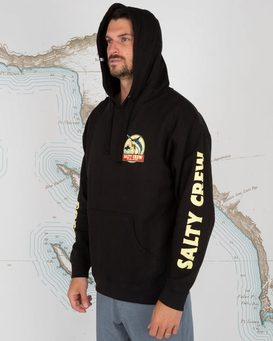 DEEP DROP FLEECE - Black - Salty Crew Australia