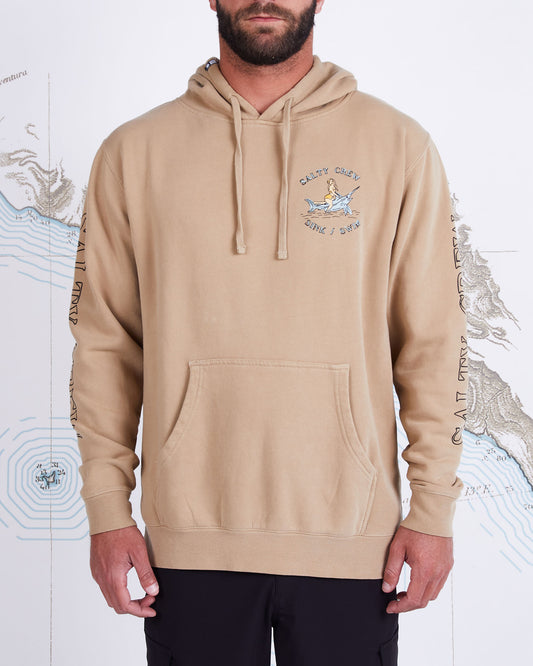 SIREN OVERDYED FLEECE - Sandstone