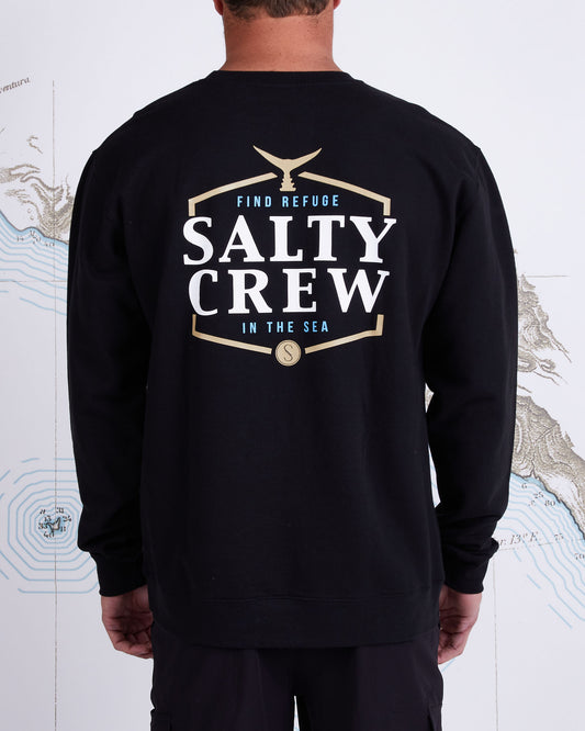 SKIPJACK CREW FLEECE - Black