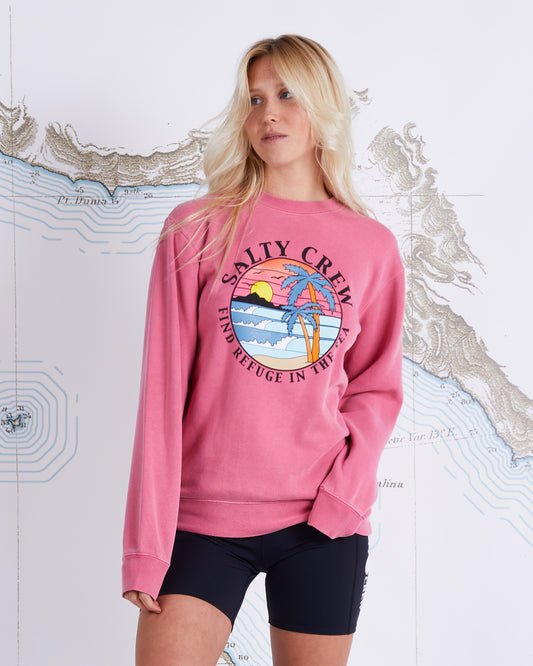 PARADISE BOYFRIEND CREW - Deep Pink