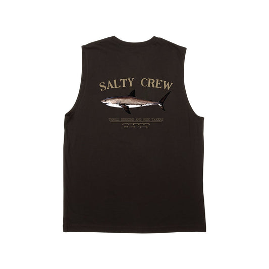 BRUCE SLEEVELESS - Black - Salty Crew Australia